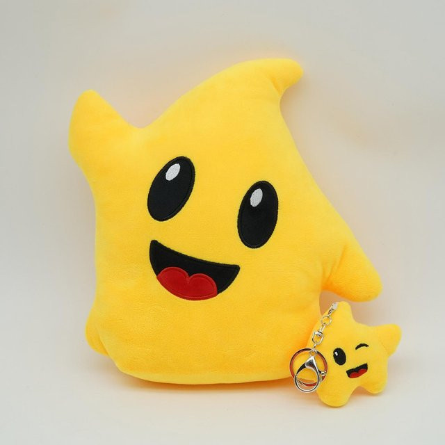 Super Mario Galaxy Luma Plüschtier, Kuschelsternpuppe, gelb, 20cm - Bild 1