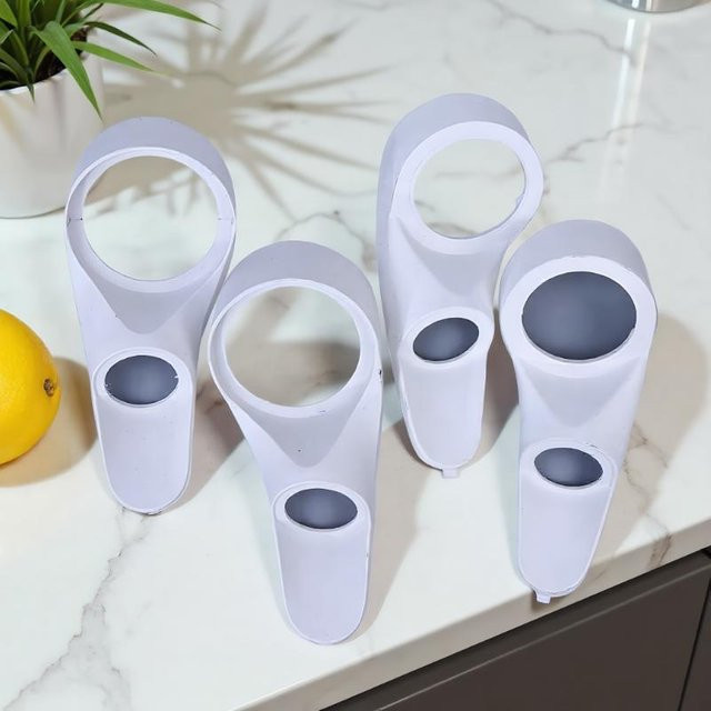 A-Säulen-Hochtönerhalter und Dichtung für 3,5-4 Zoll Lautsprecher in Weiß - Bild 1
