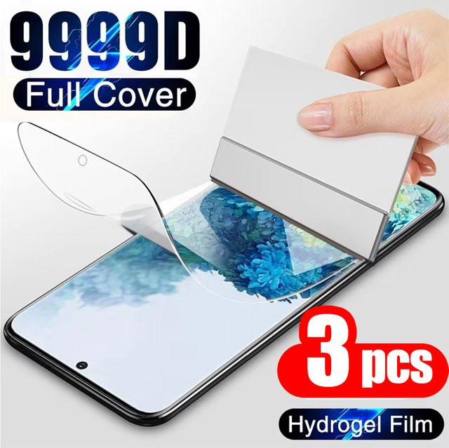 3er Set Hydrogel Display Schutzfolie für Apple iPhone Modelle in Transparent - Bild 1