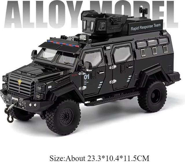 Linyi toy car Militär Panzerfahrzeuge Automodell, 1:24, mit Licht und Ton, ab 14 Jahren - Bild 1