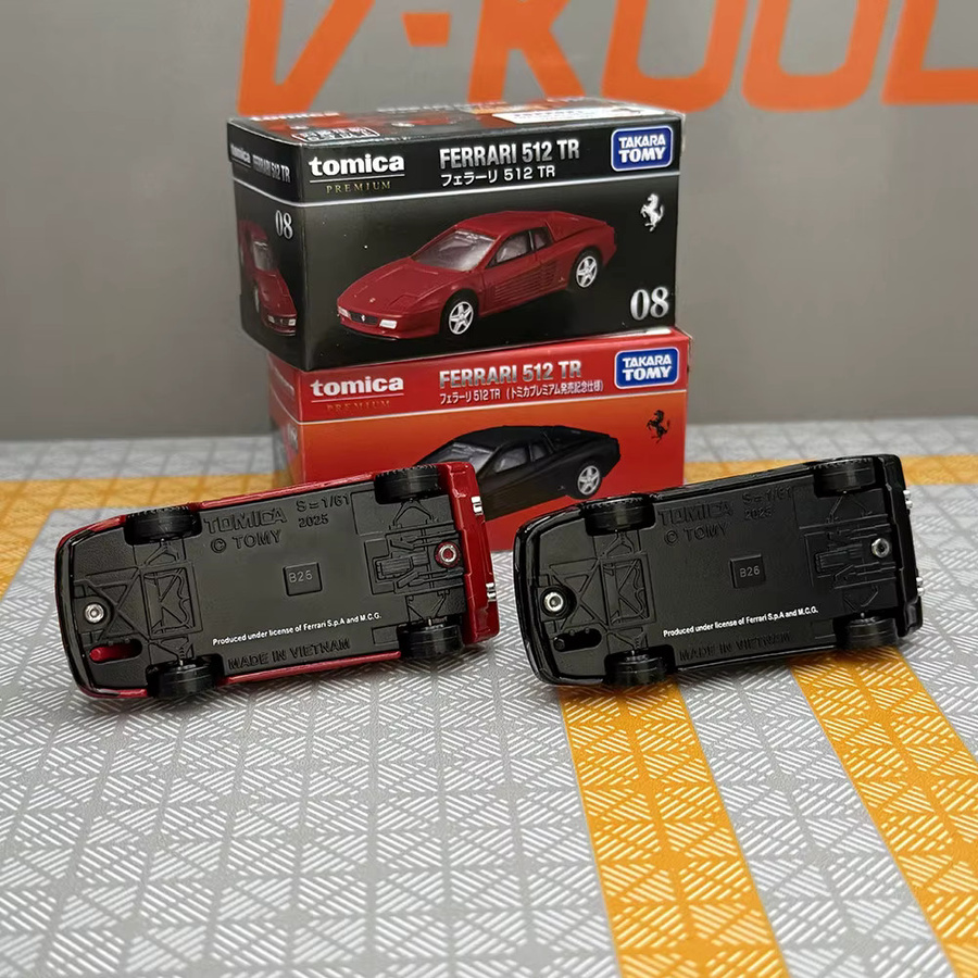 Takara Tomy Tomica Premium 08 Ferrari 512 TR, Automodell, 1:64, Metall - Bild 2