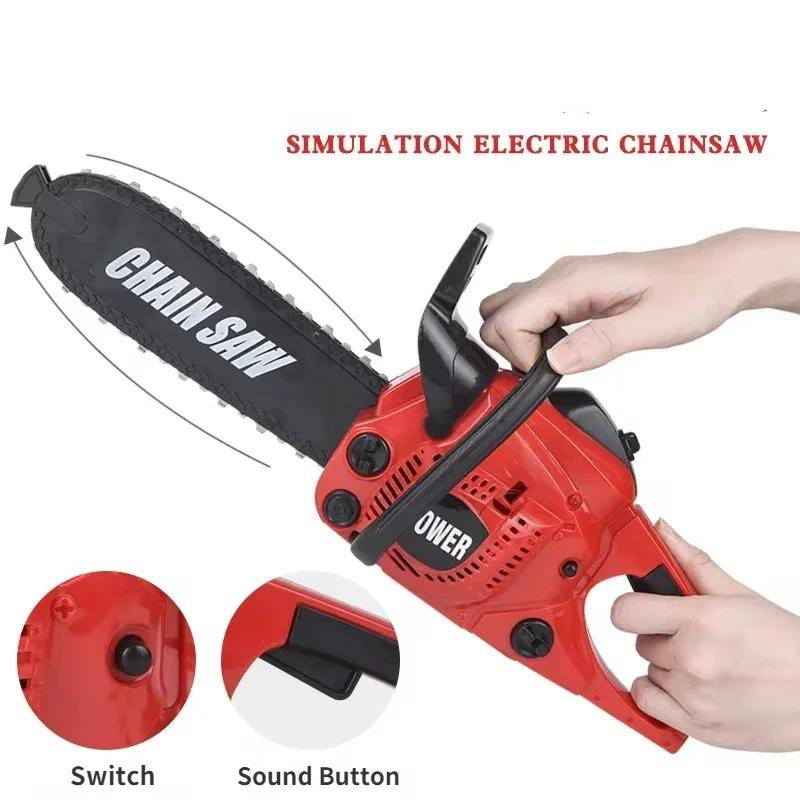 Yiran toy Elektronische Kettensäge Spielzeug mit Ton ab 3-6 Jahre - Bild 4