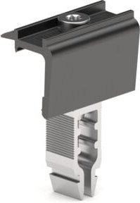 Schletter Solar Endklemme Rapid16 40-50 eloxiert in Schwarz oder Anthrazit 131101-902 - Bild 1