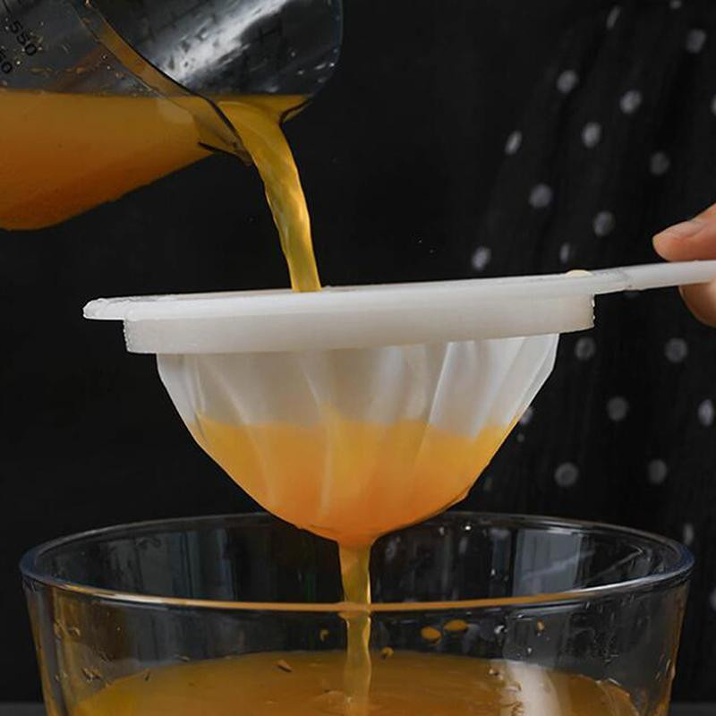 Happypilot Ultrafeines Nylonsieb in Weiß mit 100 Mesh zur Rückstandstrennung für Kaffee und Sojamilch - Bild 4