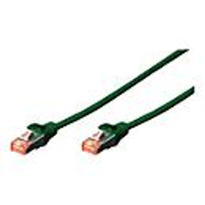 DIGITUS Professional Patch-Kabel CAT 6 RJ-45 auf RJ-45 SFTP PiMF Ethernet LAN grün 10er Packung Länge: 3,0 m - Bild 2