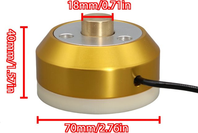 ALLFASPD CNC Zero Tool Sensor Touch Probe für CNC Router und Mach3, Farbe: Gold - Bild 1