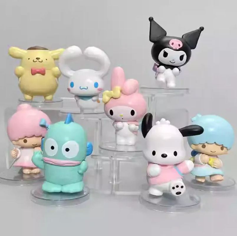 Sanrio Kuromi und Pochacco Backpack Companion Series Blind Box – Mehrfarbige handgefertigte Kunstharz-Figuren als Desktop-Dekoration - Bild 1