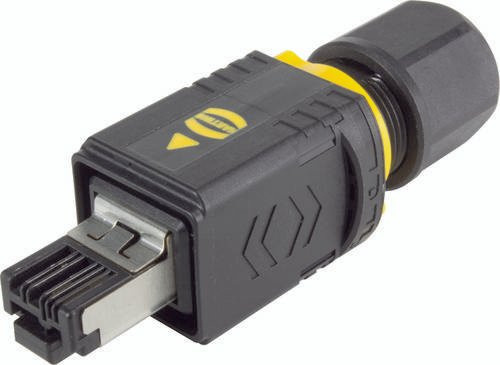 HARTING Steckverbinder-Set 09451451106, 4-polig, Schwarz, Kunststoff - Bild 1