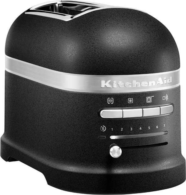 KitchenAid Artisan Kompakt-Toaster aus Gusseisen, Schwarz, 5KMT2204EBK - Bild 1