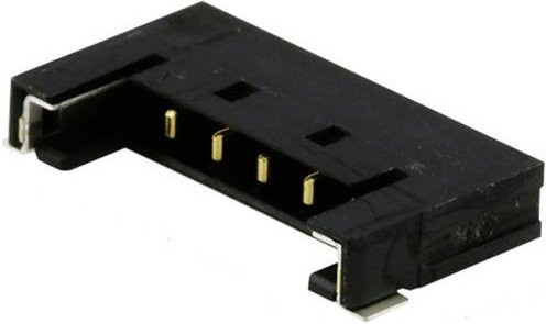 Molex Einbau-Stiftleiste Standard 6-polig Schwarz Gold Rastermaß 1.5mm - Bild 1