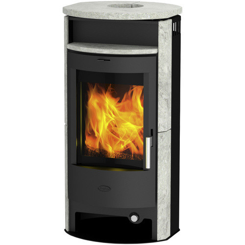 FIREPLACE Kaminofen Porto aus Speckstein in Grau mit 6 kW Leistung und Dauerbrand-Eignung - Bild 4