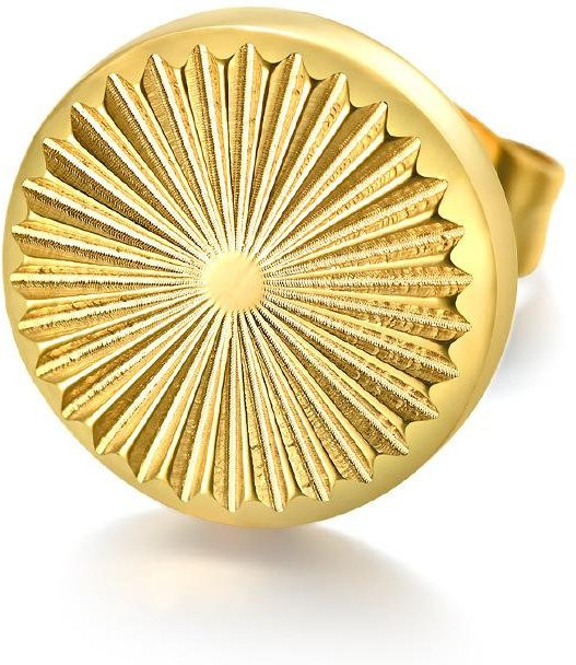 YIRAN Jewelry Ohrringe, Edelstahl, Gold, Unisex - Bild 1