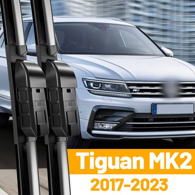LECIBUBI Scheibenwischer Set vorne für VW Tiguan MK2 2017–2023, Schwarz - Bild 1