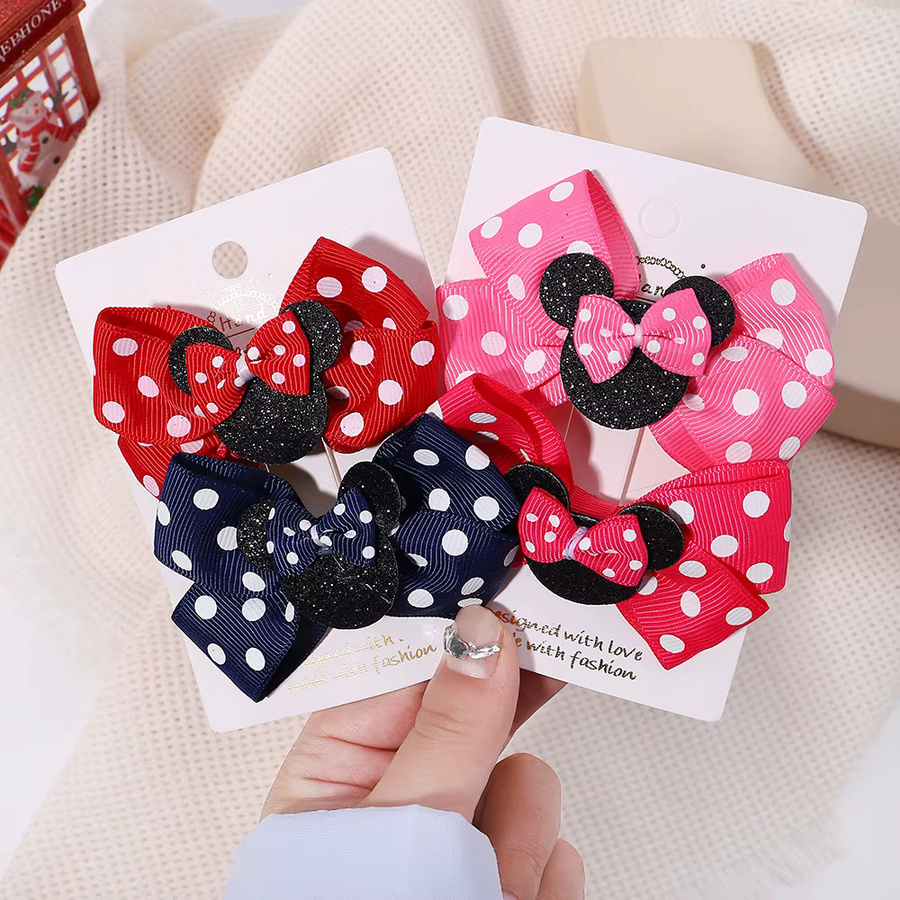 BABY BOWS Haarspange, Schleife, Polka Dot Muster, Kinder - Bild 3