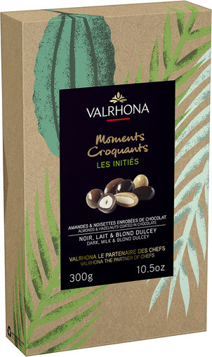 Valrhona Les Intitiés Schokolierte Mandeln und Nüsse 300 g - Bild 1