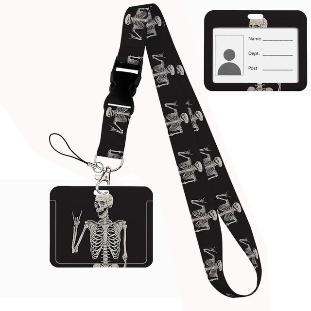 CHIC STUDIO Lanyard Knochenskelett Design, Unisex - Bild 1