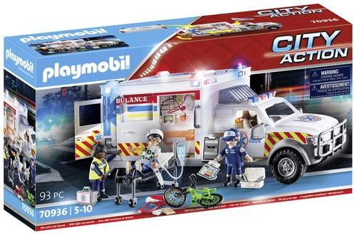 Playmobil City Action US Ambulance 70936 Rettungswagen - Bild 1