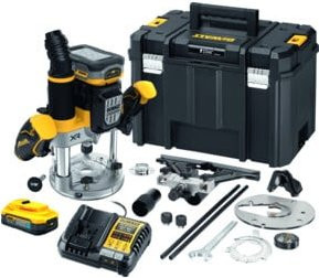 DeWalt Akku-Oberfräse 18 V mit 5 Ah Akku in Gelb - Bild 1