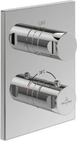 Villeroy & Boch Universal Fertigset Armatur mit Schwenzauslauf und 2-Griff-Mengenregler, Chrom, Wandmontage - Bild 1