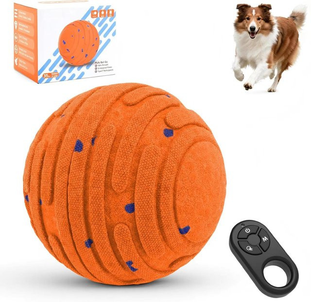 MARKET-3 Intelligentes interaktives Hundespielzeug, Unzerstörbarer E-TPU-Spielball, Automatisch beweglich, Wiederaufladbar - Bild 1