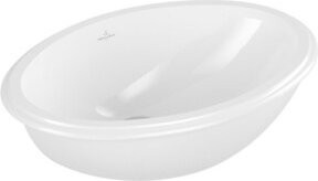 V&B Unterbau-Waschtisch Evana in Weiß mit Überlauf, B: 50 cm, T: 35 cm - Bild 1