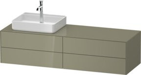 Duravit Waschtischunterschrank White Tulip in White Glossy, B/T: 160 x 55 cm - Bild 1