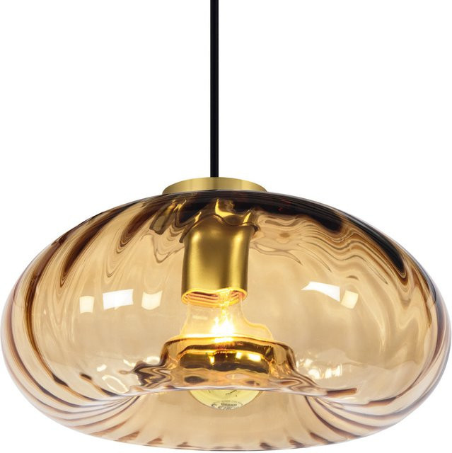 Osram Decor Gold Pendelleuchte aus Glas und Metall in Gold/Messing mit E27 Fassung - Bild 1