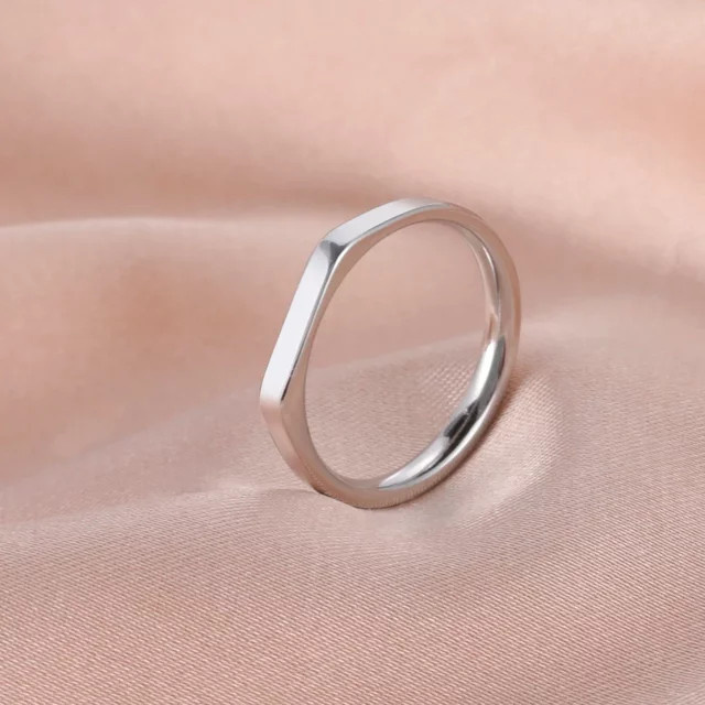 Skyrim Siegelring Edelstahl, Silber, Unisex - Bild 1