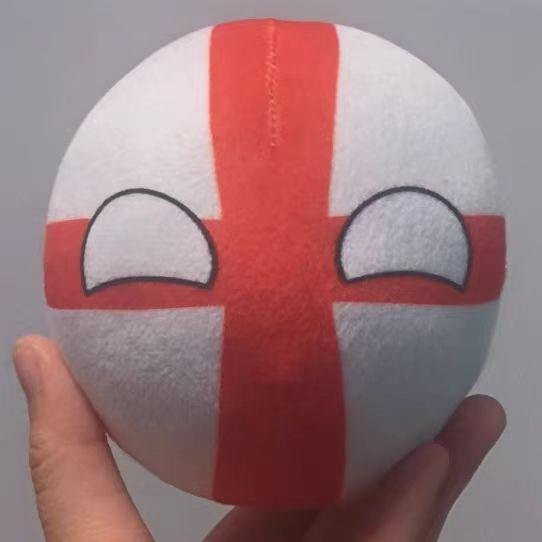 Yiran Health & Beauty Polandball Plüschkissen, 10cm, Bunt / Mehrfarbig - Bild 1