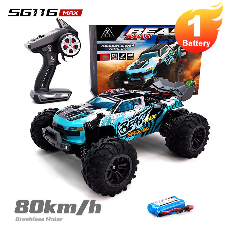 ZNLYRION SG116MAX PRO RC Auto, 1:16, 4WD, bürstenlos, ferngesteuert, mit LED-Licht - Bild 8