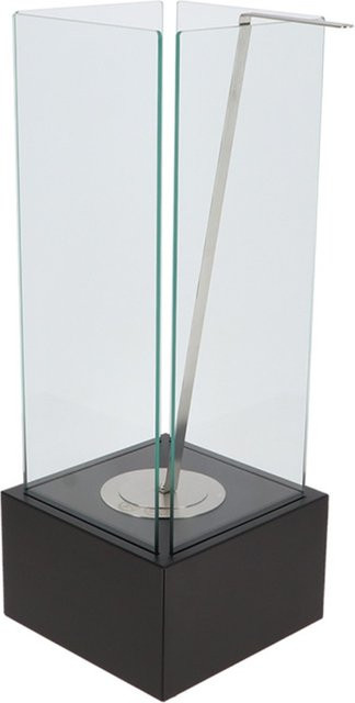 Esschert Design Bodenfeuer Bio-Ethanol Bodenkamin quadratisch Anthrazit B: 65 cm, T: 25 cm, H: 25 cm - Bild 1