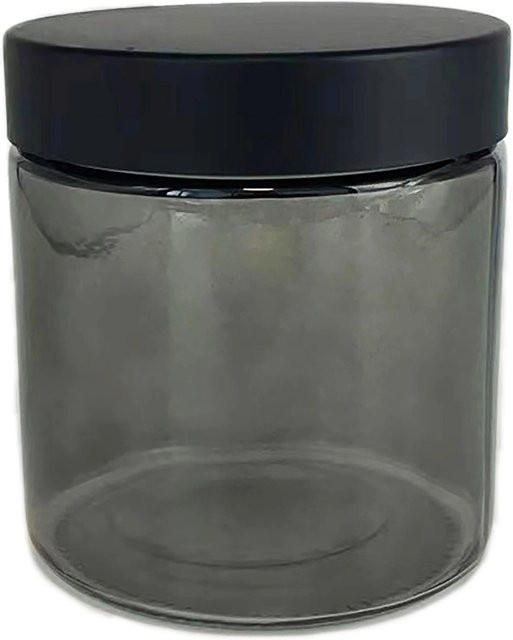 Mömax Gewürzdose Magnus aus Glas in Schwarz und Grau mit Durchmesser: 11 cm - Bild 1