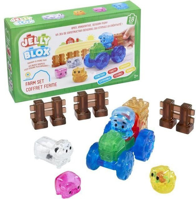 GOLIATH Jelly Blox Bauernhof-Set, Konstruktionsspielzeug, ab 2 Jahren - Bild 1