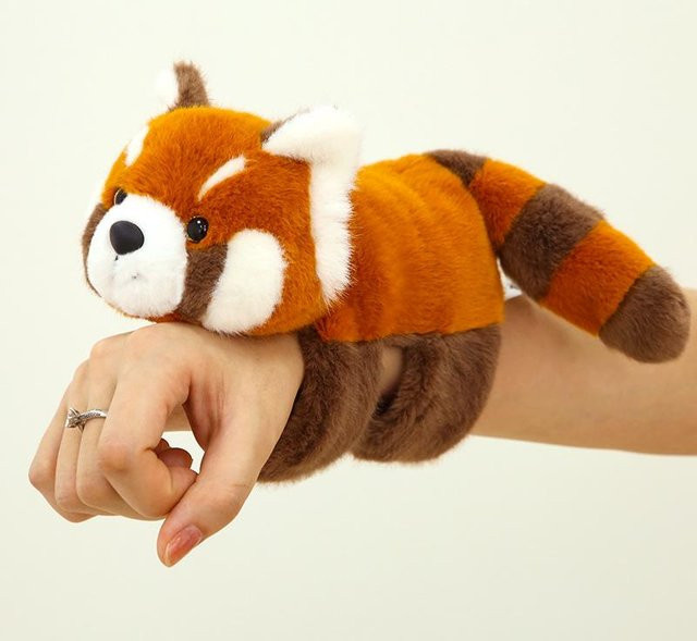 Internet-Berühmtheit Waschbär, Roter Panda Puppe, Plüschtier, Orange - Bild 1