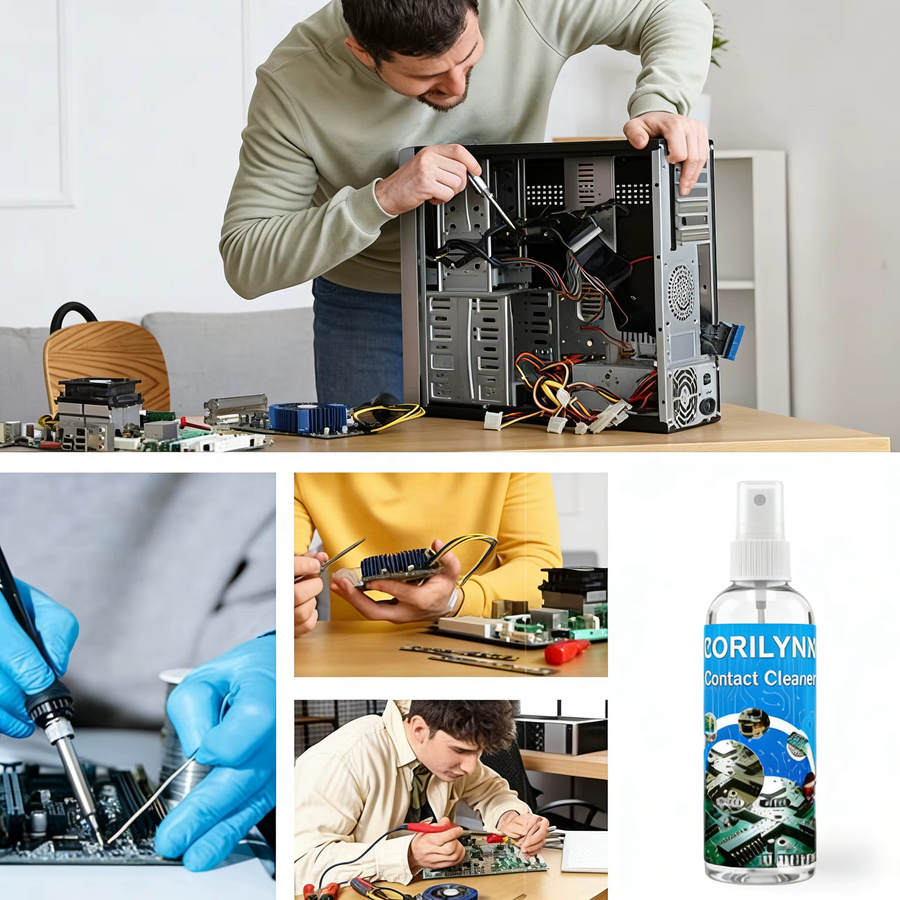Zorilynx Elektronischer Kontaktreiniger-Spray Schnell Trocknend für Leiterplatten und PC, 130ml - Bild 3