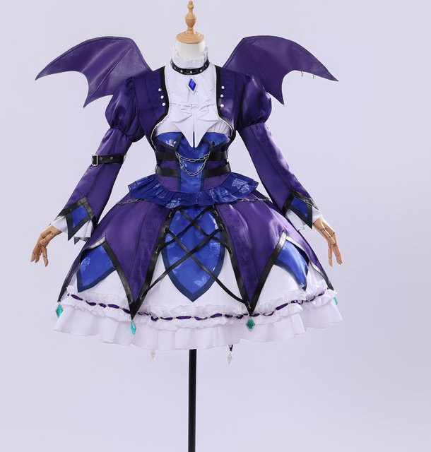 AniMuse Aikatsu Yurika Todo Gothic Magic Cosplay Kostüm, Komplettes Set - Bild 1