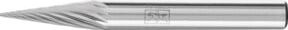 PFERD Hartmetall Frässtift Spitzkegel SKM universal mittel, Farbe: Silber, Durchmesser: 6 mm, Länge: 18 mm, Schaft-Ø: 6 mm - Bild 1