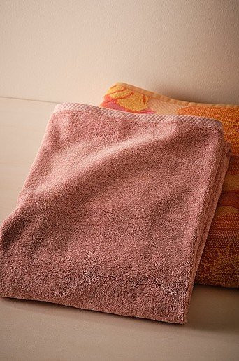 Jotex DARCY Badetuch Pink, Baumwolle Frottier, Breite: 70 cm, Länge: 140 cm - Bild 1