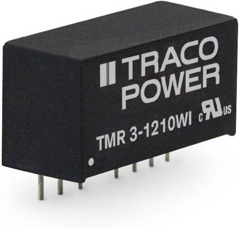 TracoPower TMR 3-2411WI DC/DC-Wandler, Print, 24 V/DC zu 5 V/DC, 600mA, 3W, Schwarz - Bild 1