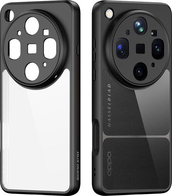 DUX DUCIS Transparente Anti-Drop-Handyhülle für OPPO Find X9 Ultra X9s Pro aus TPU und Acryl in Schwarz - Bild 1
