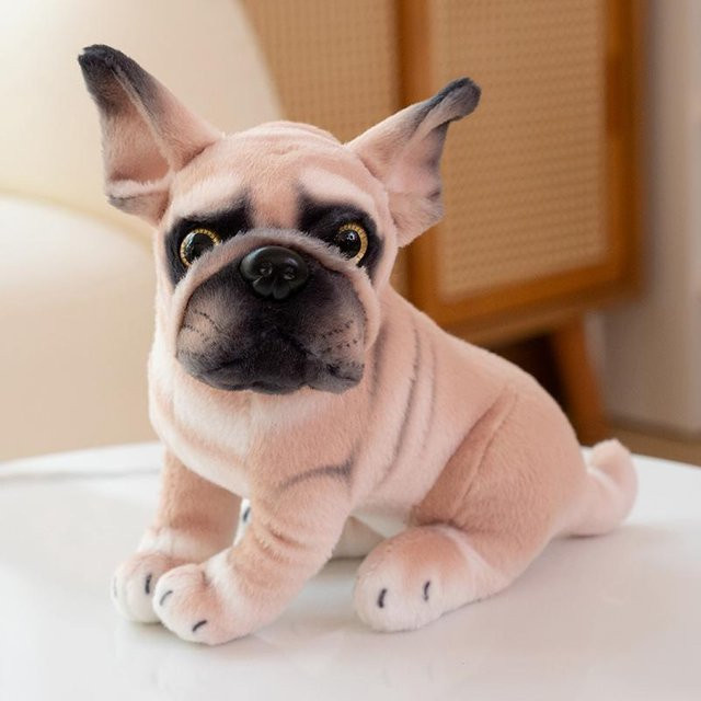 Yiran toy Simulations-Hunde-Stofftier, Plüschtiere, Braun, 20cm - Bild 1