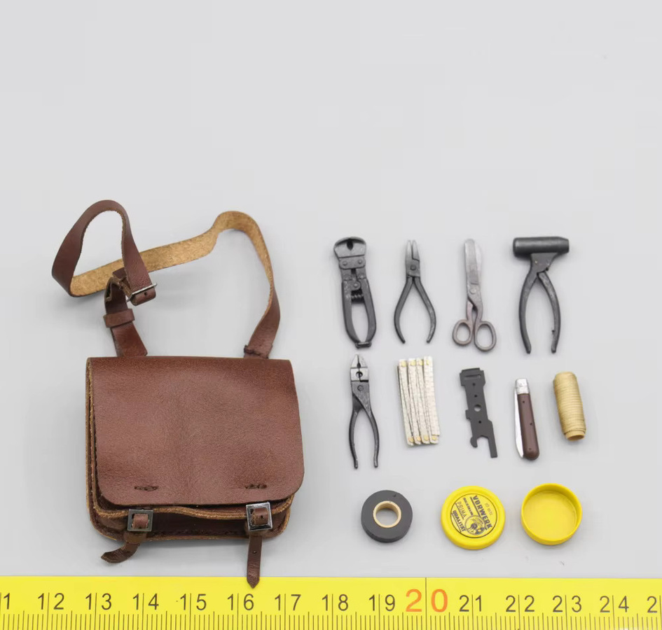 DID Soldat Leder Taschen, Zubehör, Braun - Bild 1