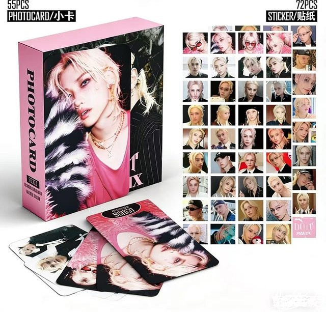 SKZOO Straykids Herren-Team-Sammelkarten, Karten-Sticker-Sammlung - Bild 1