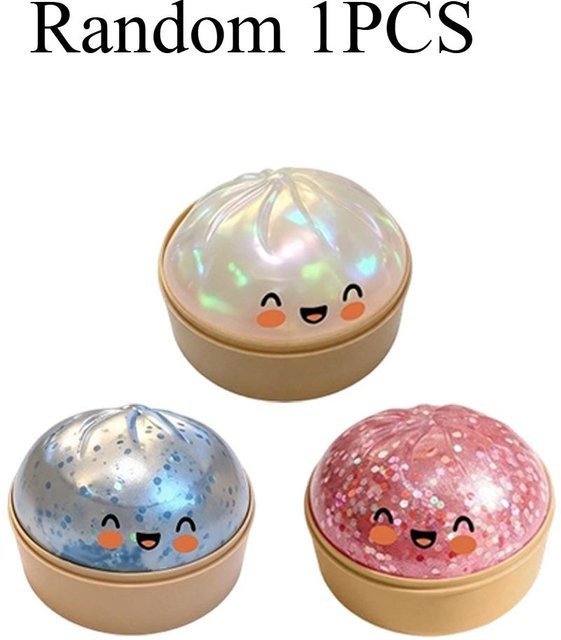 Bai Fen Bai Toys Kristall-Dampfbrötchen-Quetschspielzeug, Blinkend, Langsamer Rückprall - Bild 1