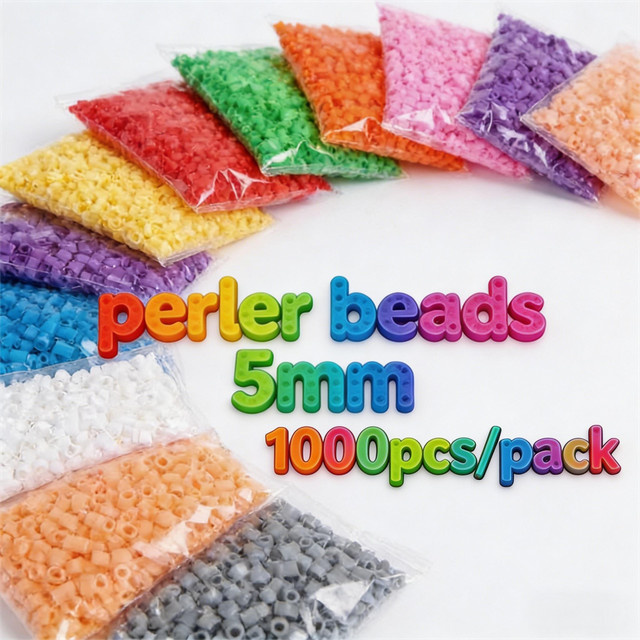 Hama Bügelperlen, Nachfüllpack, 1000 Stück, Bunt / Mehrfarbig - Bild 1