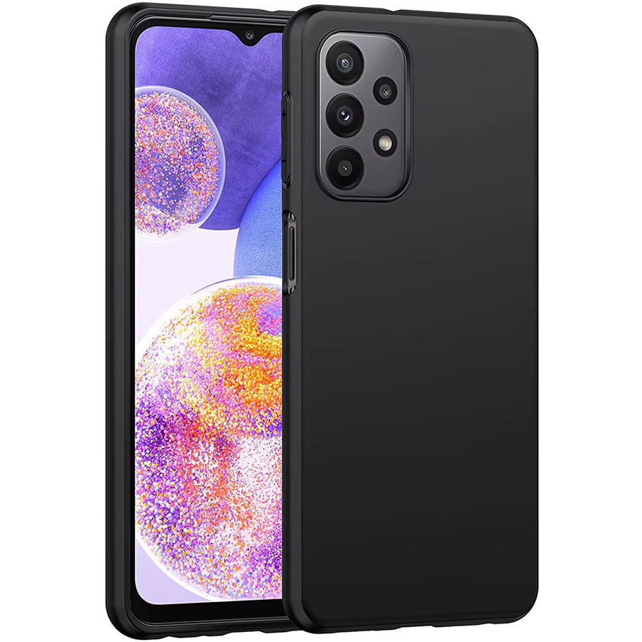 Matte Silikon Schutzhülle für Samsung Galaxy A-Serie in Schwarz - Bild 7