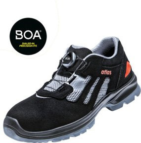Atlas Halbschuh FLASH 3200 BOA ESD S1 in Schwarz, Größe 41, Weite 10 - Bild 1