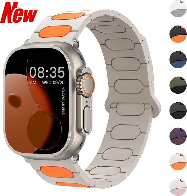 Geekthink Uhrenarmband Silikon, Magnetarmband - Bild 1