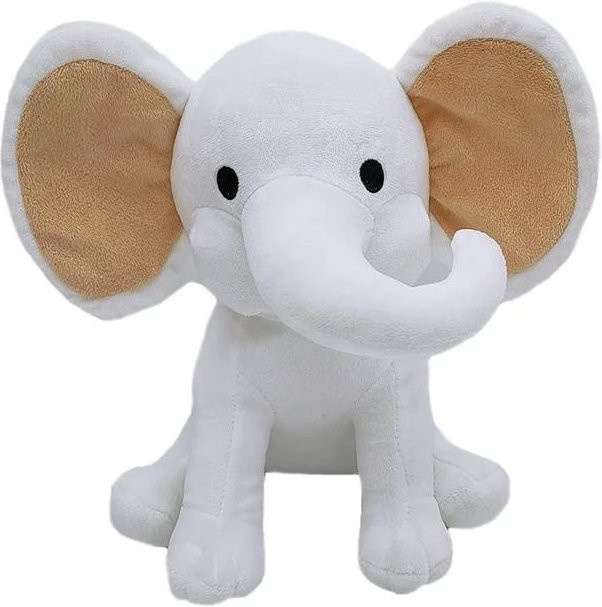 Bai Fen Bai Toys Stitch Elefant Plüschtier weiß - Bild 1