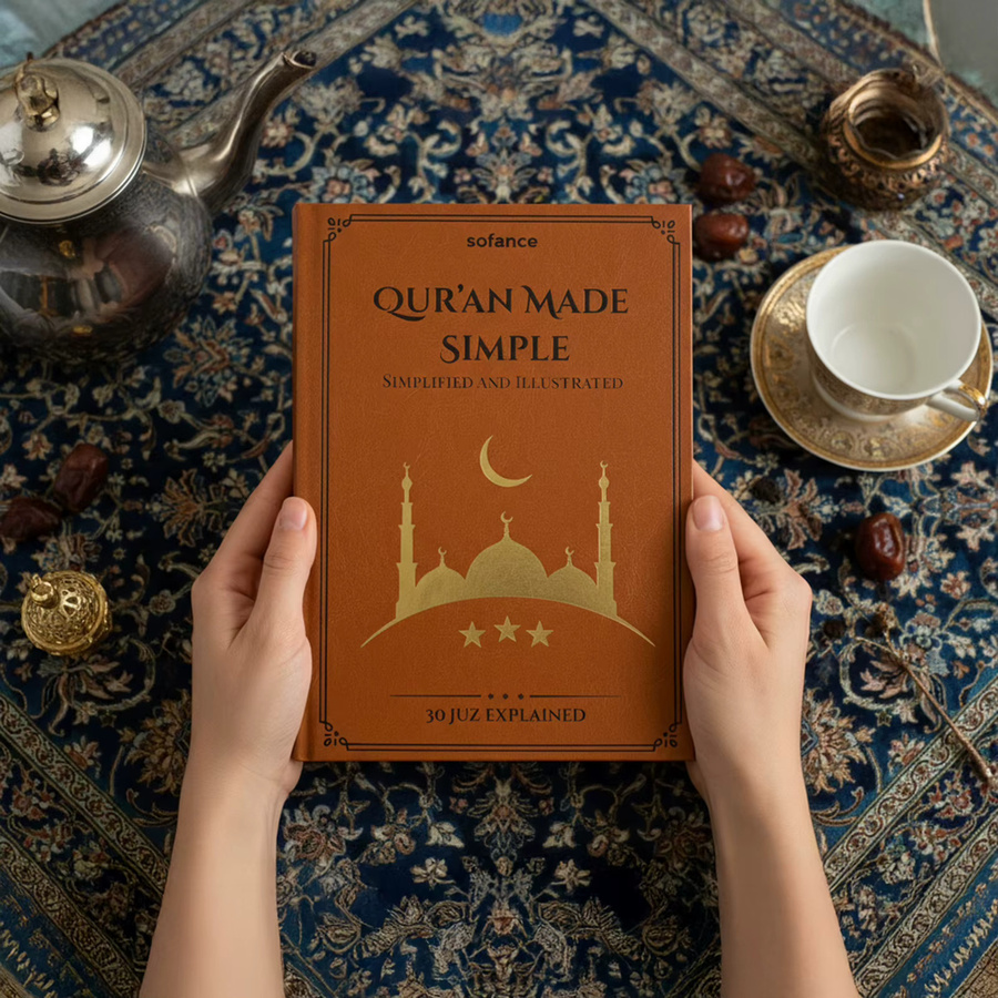 Illustrierter Koran-Lernplaner mit visuellen Diagrammen und strukturiertem Lernplan für die religiöse Bildung aus Papier - Bild 5